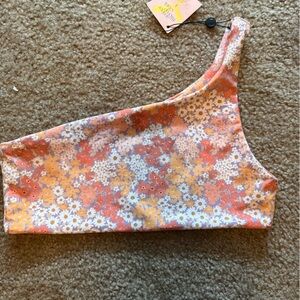 Skatie floral top NWT Sz m